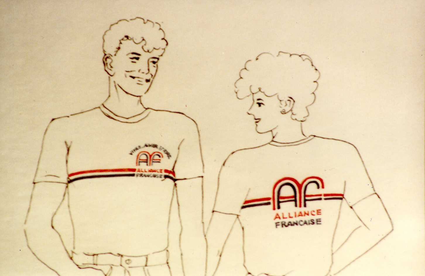 The Alliance Française de Hong Kong foot jersey design.