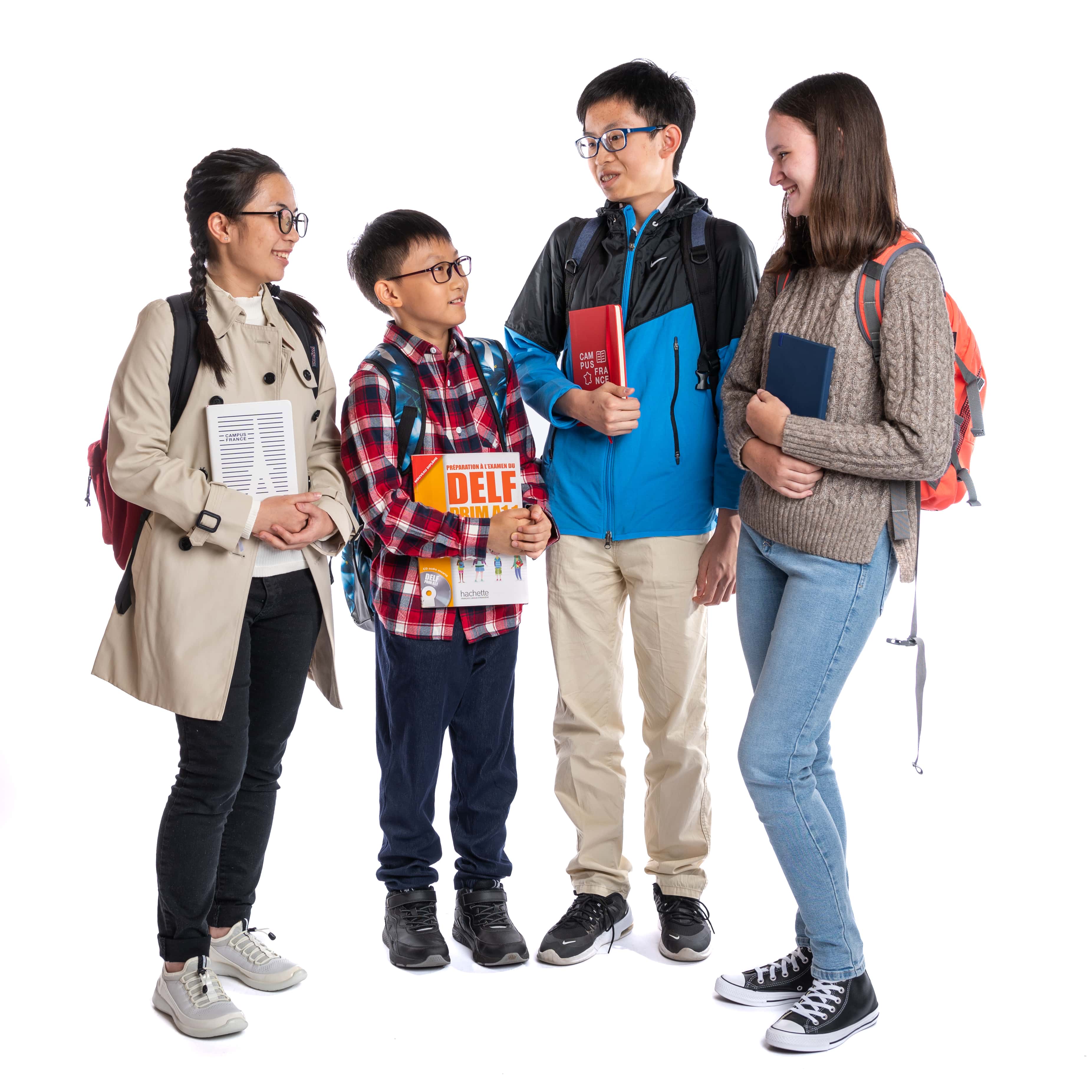 teens learn french group class