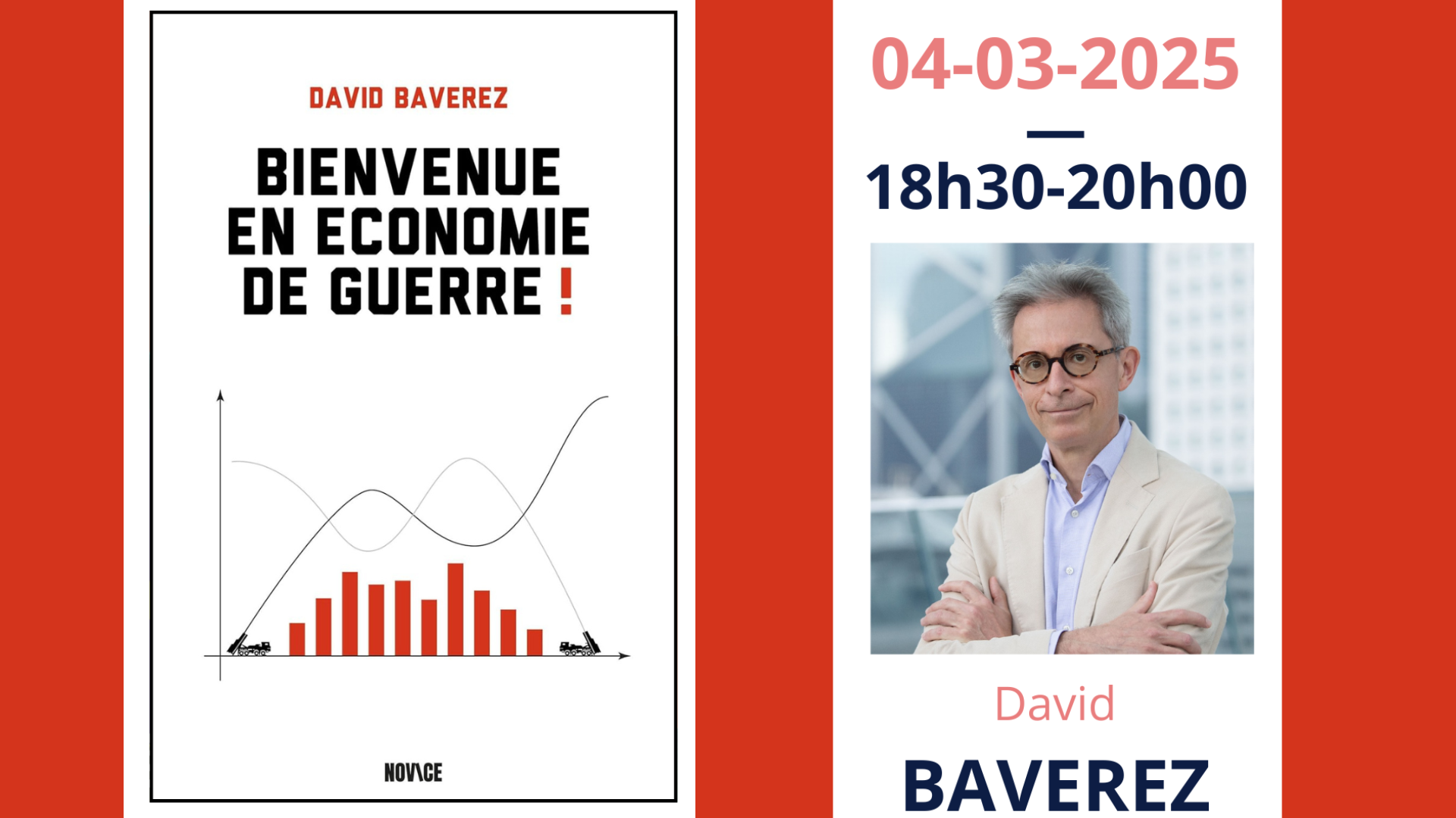 Rencontre avec David Baverez, auteur de « Bienvenue en économie de guerre ! »