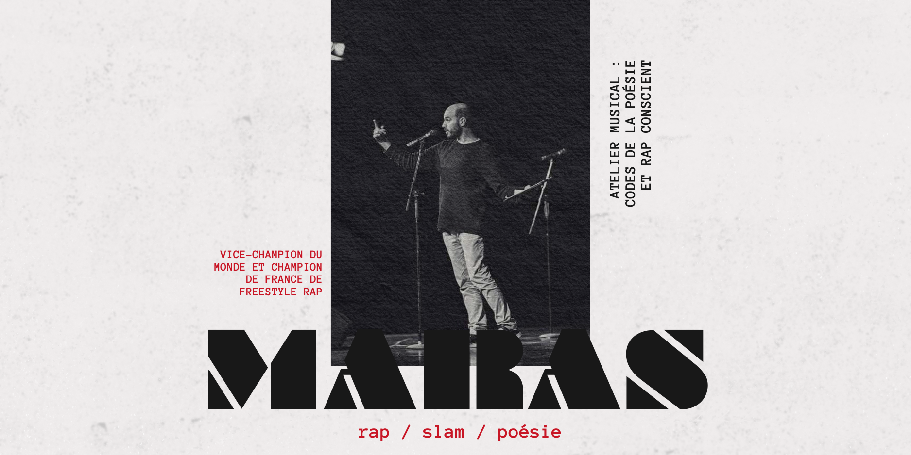 Musical workshop with Maras: slam, rap, and poetry at AF Jordan.