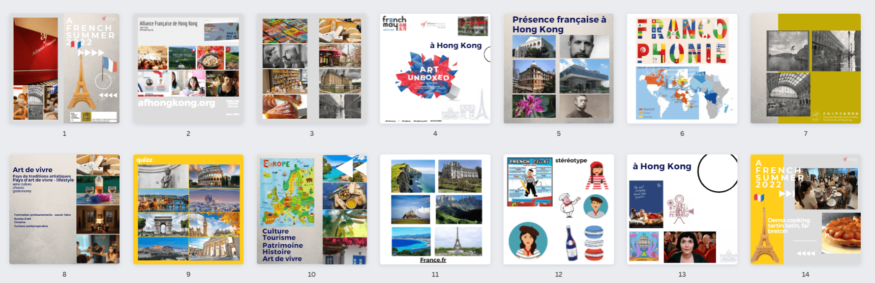 7/6 - Réunion - Programme des cours universitaires